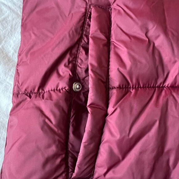 Old Navy Burgundy Puffer Vest L - Picture 4 of 5
